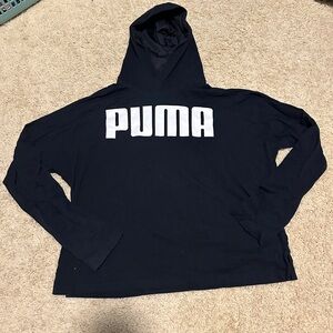 Puma women’s small thin black hoodie